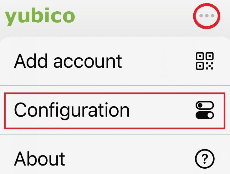 Menu - Configuration - YA for iOS.jpg